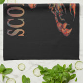 Scorpio Zodiac-Symbol Geschirrtuch (Gefaltet)