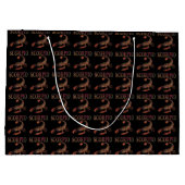 Scorpio Zodiac-Symbol Große Geschenktüte (Rückseite)