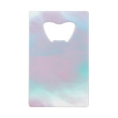 Scorpio Zodiac Symbol in Mutter Perlenstil Geldkarten Flaschenöffner (Rückseite)