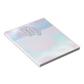 Scorpio Zodiac Symbol in Mutter Perlenstil Notizblock (angewinkelt)