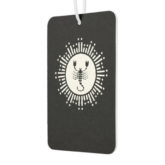 Scorpio Zodiac-Symbol mit Radiant-Sternexplosion Autolufterfrischer (Links)