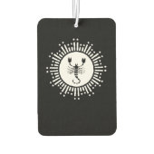 Scorpio Zodiac-Symbol mit Radiant-Sternexplosion Autolufterfrischer (Rückseite)