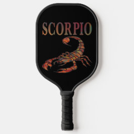 Scorpio Zodiac-Symbol Pickleball Schläger