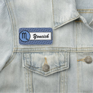 Scorpio Zodiac Symbol Standard von Kenneth Yoncich Namensschild