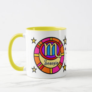 Scorpio Zodiac Symbol-Tasse Tasse