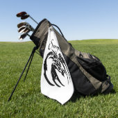 Scorpio Zodiac Symbol und Zeichen Golfhandtuch (Gras)