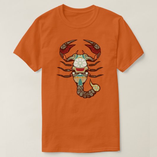 Scorpio Zodiac T-Shirt (Design vorne)