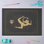 Scorpio Zodiac Tarot Horoskop Black and Gold Seidenpapier (Basteln)