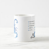 Scorpio Zodiac Tasse (Mittel)