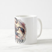 Scorpio Zodiac Tasse - Intense & Mystical Design ♏ (VorderseiteRechts)