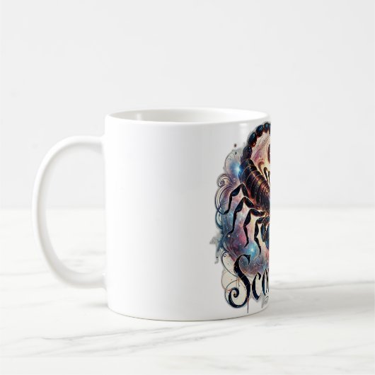Scorpio Zodiac Tasse - Intense & Mystical Design ♏ (Links)