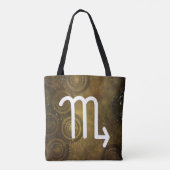 Scorpio Zodiac Tote Bag Tasche (Rückseite)