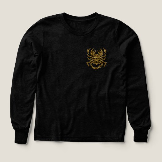 Scorpio Zodiac - Tribal Gold (Design Vorderseite)