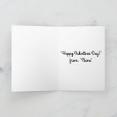 Scorpio Zodiac Valentines Personalisierte Karte (Innenseite)