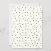 Scorpio zodiac water sign Einladungsvorlage  Einladung (Rückseite)