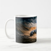 Scorpio Zodiac with Warrior and Giant Mechanical S Kaffeetasse (Links)