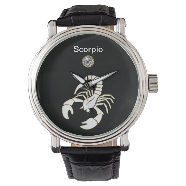 Scorpio Zodiac Wrist Watch Armbanduhr (Vorderseite)