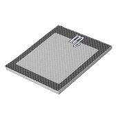 Scorpio Zodiac-Zeichen auf Carbon Fibre Dekoration Notizblock (Rotiert)