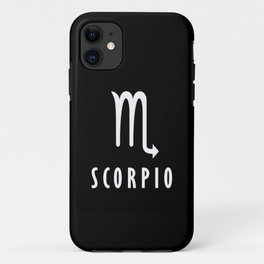Scorpio zodiac-Zeichen Case-Mate iPhone Hülle (Rückseite)