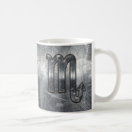 Scorpio Zodiac-Zeichen gestört Industriedesign Kaffeetasse (Rechts)