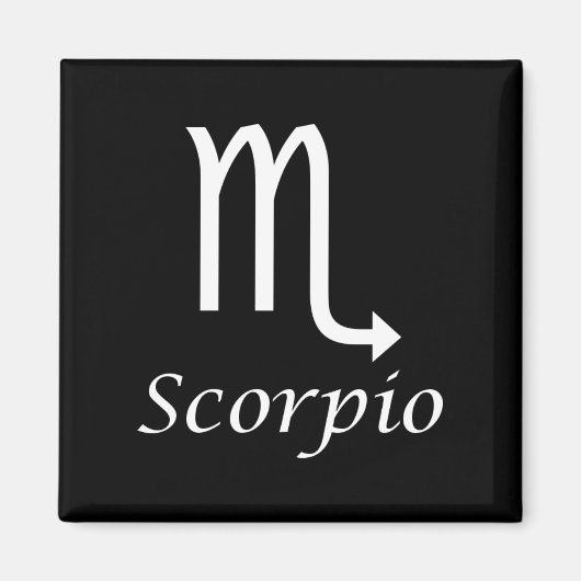 'Scorpio' Zodiac-Zeichen Magnet (Vorne)
