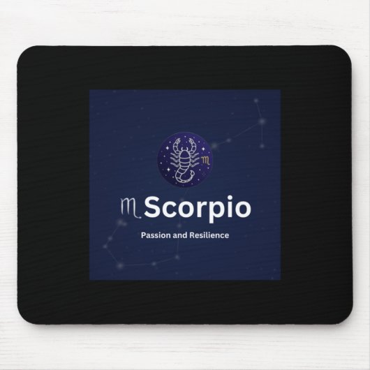 Scorpio Zodiac-Zeichen Mousepad (Vorne)