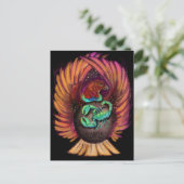 Scorpio Zodiac-Zeichen Postkarte (Stehend Vorderseite)