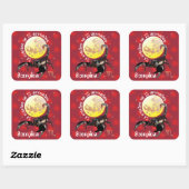 Scorpion 24 octobre au 22 novembre Autocollant Quadratischer Aufkleber (Blatt)