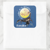 Scorpion 24 octobre au 22 novembre Autocollant Quadratischer Aufkleber (Tasche)