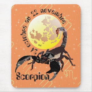 Scorpion 24 octobre au 22 novembre Tapi de souri Mousepad