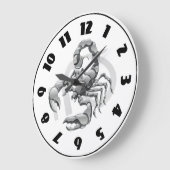 Scorpion Clock Große Wanduhr (Winkel)