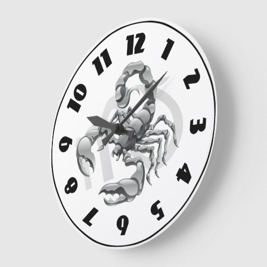 Scorpion Clock Große Wanduhr (Winkel)