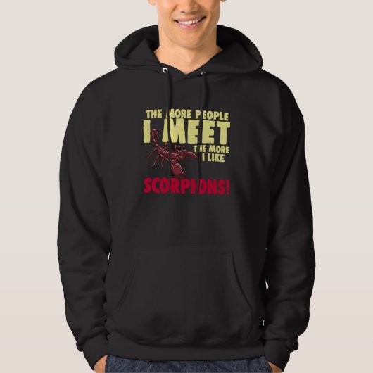 Scorpion Design for Scorpion Owners Hoodie (Vorderseite)