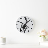 Scorpion Design Runde Wanduhr (Zuhause)