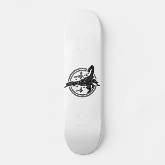 Scorpion GRAY Skateboard (Vorderseite)