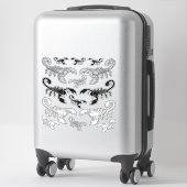 Scorpion Icon Sticker-Set Aufkleber (Koffer)