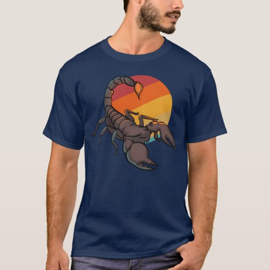 Scorpion Sunset 70s 80s friend T-Shirt (Vorderseite)