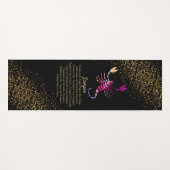 Scorpion the Scorpion - Zodiac Zeichen Yogamatte (Vorderseite (Horizontal))