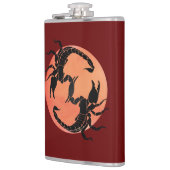 Scorpion Tribal Graphic Design Flachmann (Links)