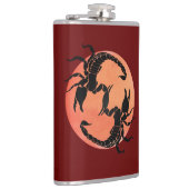 Scorpion Tribal Graphic Design Flachmann (Rechts)
