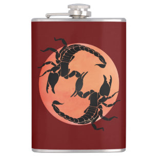 Scorpion Tribal Graphic Design Flachmann