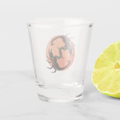Scorpion Tribal Graphic Design Schnapsglas (Rückseite)