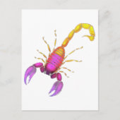 Scorpion Watercolor Postkarte (Vorderseite)
