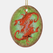 Scorpion Yin Yang  Keramik Ornament (Rechts)