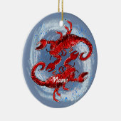 Scorpion Yin Yang Keramik Ornament (Rechts)