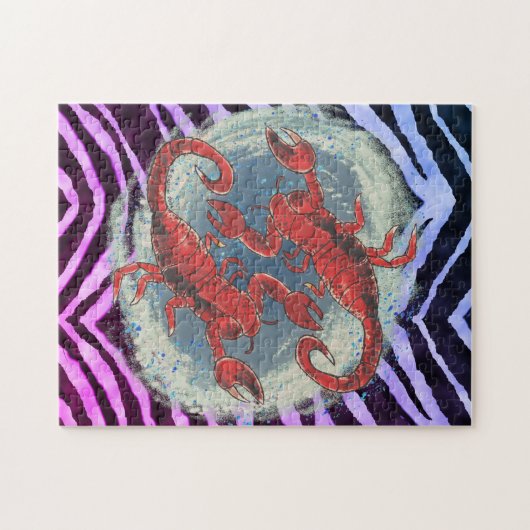 Scorpion Yin Yang Puzzle (Horizontal)