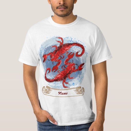Scorpion Yin Yang T - Shirt (Vorderseite)