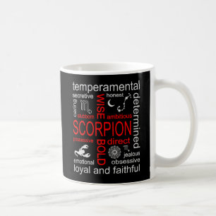 Scorpion Zodiac Sign Kaffeetasse