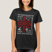 Scorpion Zodiac Sign T-Shirt (Vorderseite)