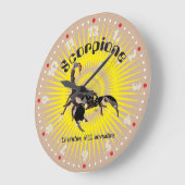 Scorpione 24 ottobre al 22 novembre Orologio Große Wanduhr (Winkel)